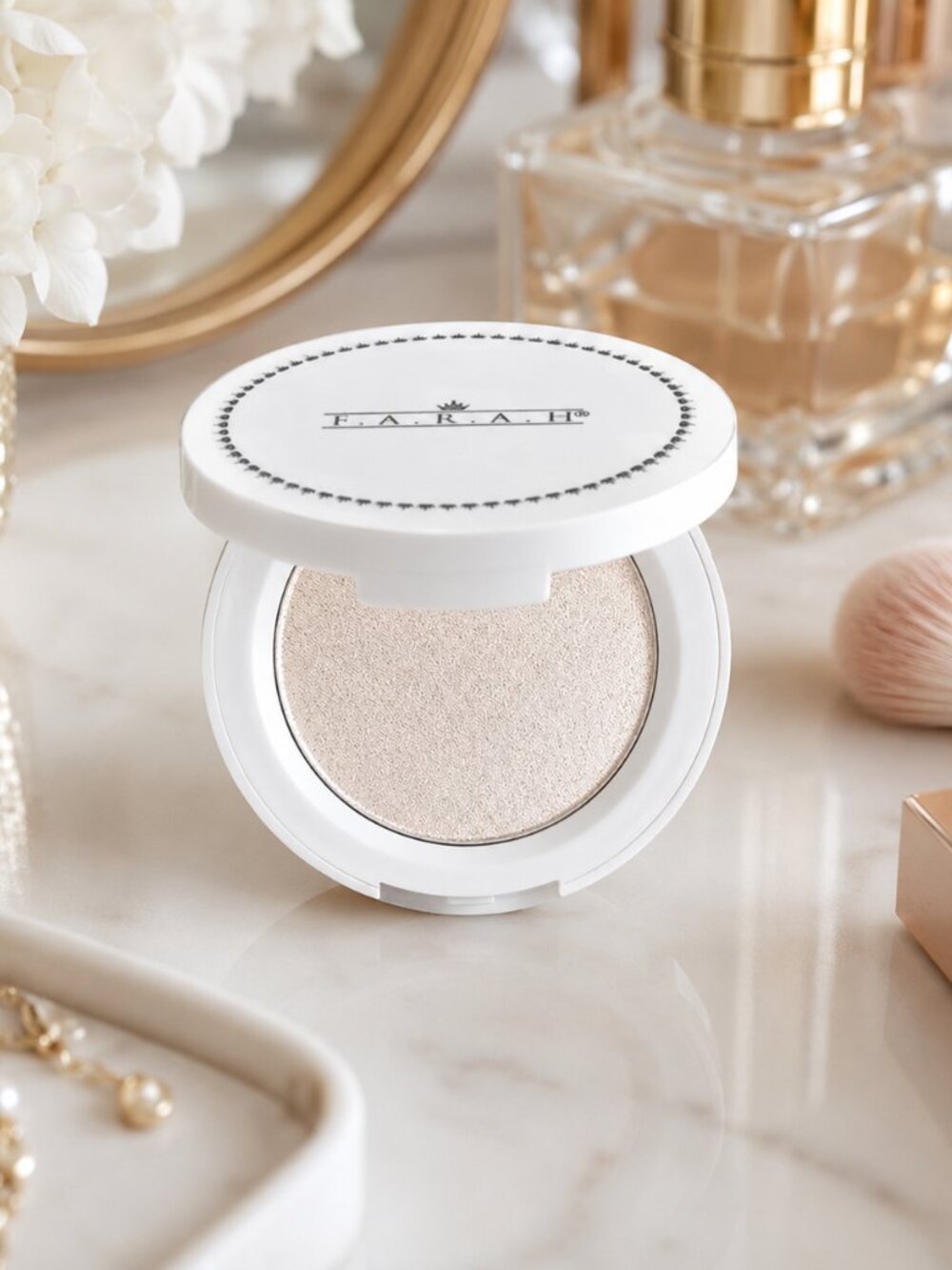 F.A.R.A.H. Pressed Powder Highlighter – Zahra Radiant | Vegan | New in Box